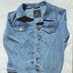 Bagatelle Women's Blue Long Sleeve Front Buttons Denim Jeans Jacket